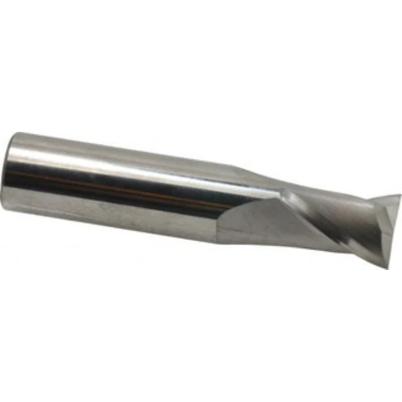 KYOCERA SGS 5/8, 3/4 LOC, 5/8 Shank Diam, 3 OAL, 2 Flute, Solid Carbide Square End Mill Single End, Uncoated, Spiral ...